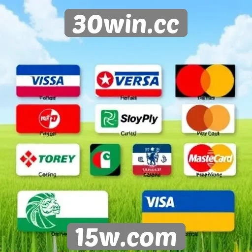 Métodos de pagamento aceitos pelo 30win.cc